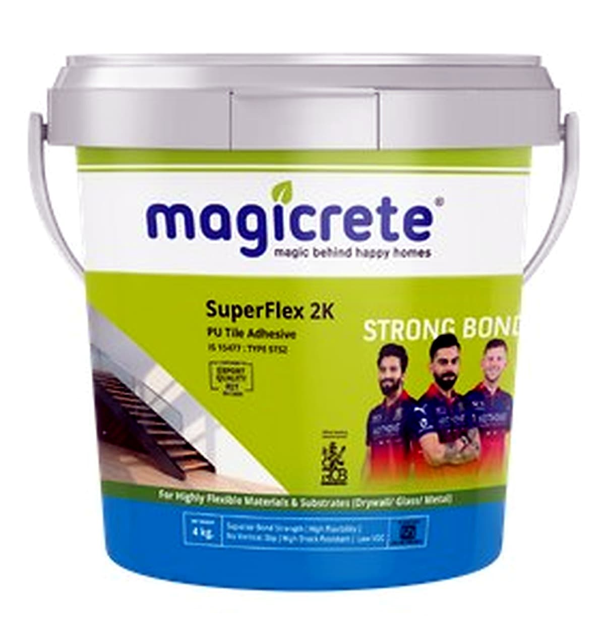 Magicrete Superflex 2K PU Tile Adhesive (4 kg bucket) — photo 2