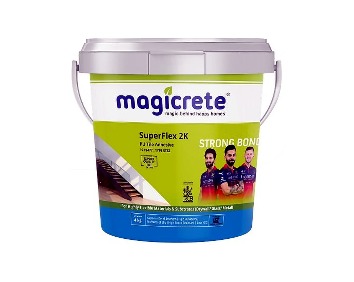 Magicrete Superflex 2K PU Tile Adhesive (4 kg bucket) — photo 1
