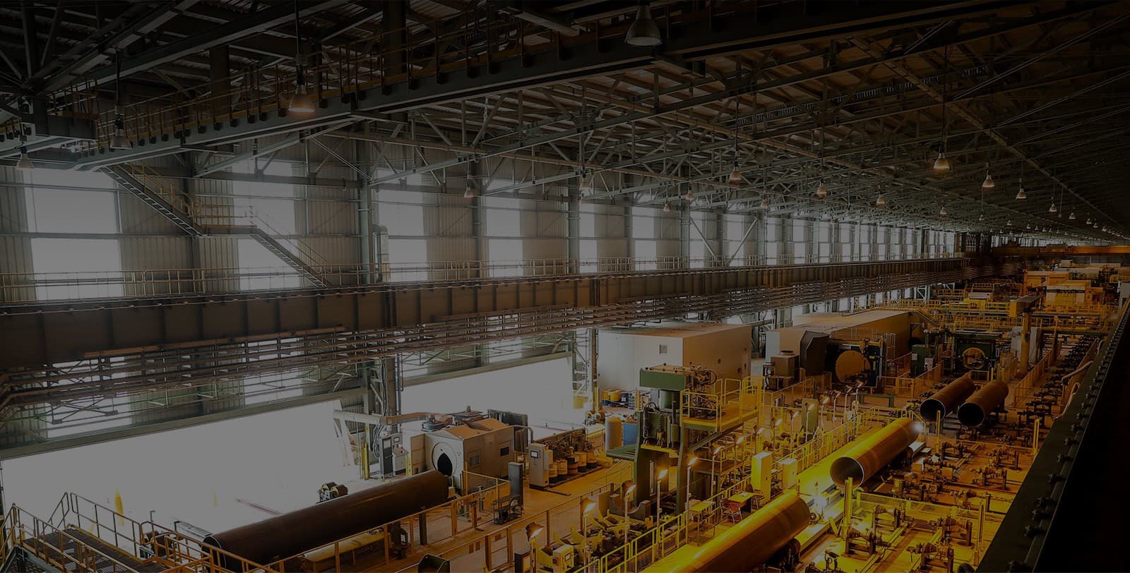 LSAW pipe mill exterior, Khalifa Industrial Zone
